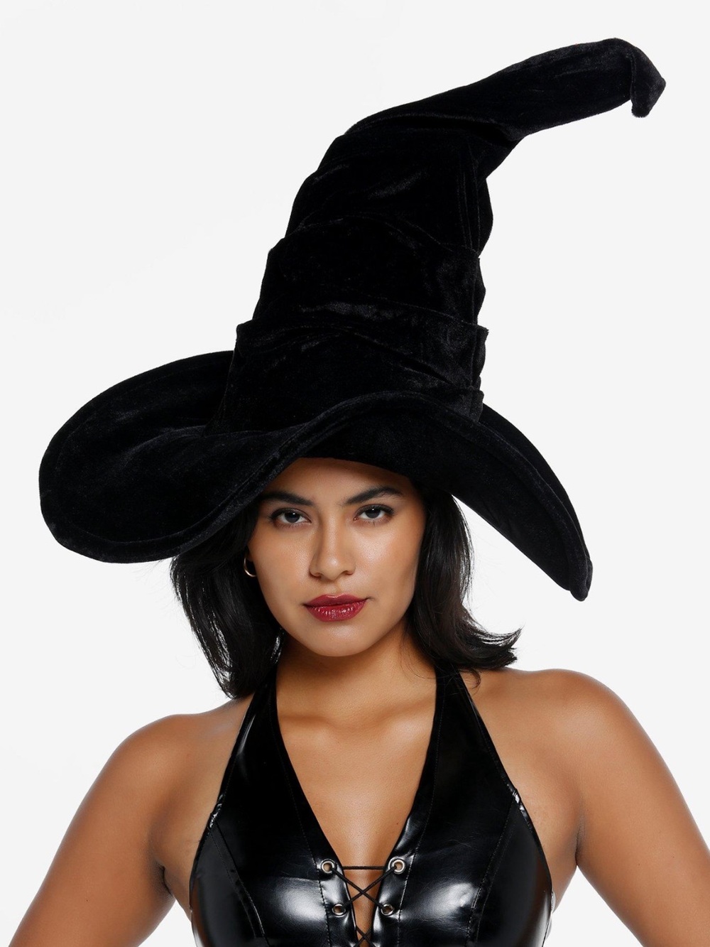 🖤Price firm🖤NWOT Hot Topic Black Velvet Witch Hat